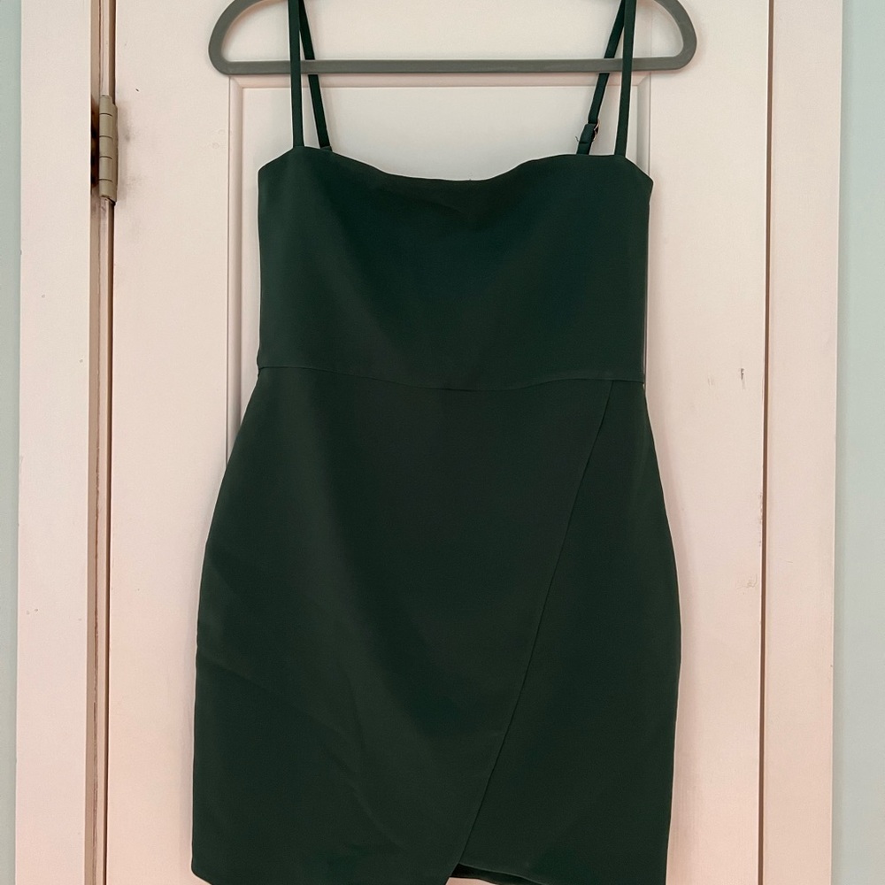 Nookie Billie Mini Dress in Khaki, Size M